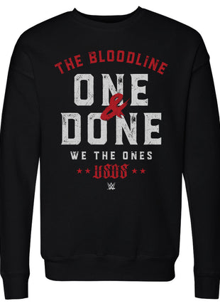 The Usos One And Done Type Men's WWE Crewneck Sweatshirt