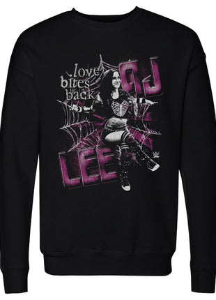 AJ Lee Spider Web Men's WWE Crewneck Sweatshirt