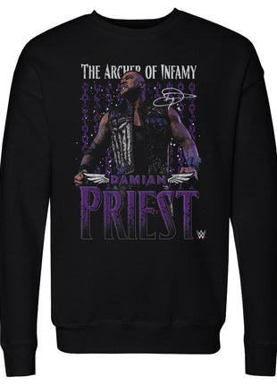 Damian Priest Gritty Men's WWE Crewneck Sweatshirt