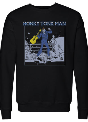 Honky Tonk Man Caricature Men's WWE Crewneck Sweatshirt