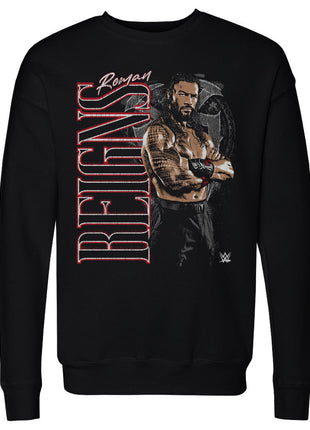 Roman Reigns WWE Vertical Name Men's WWE Crewneck Sweatshirt