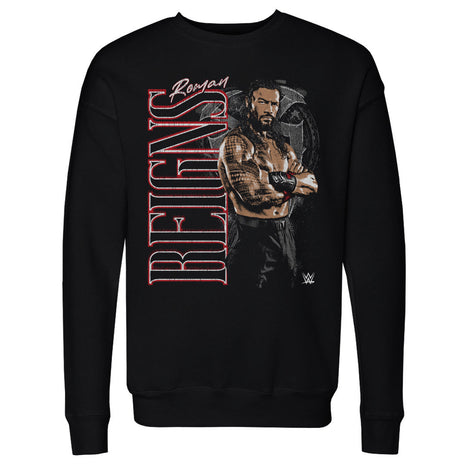 Roman Reigns WWE Vertical Name Men's WWE Crewneck Sweatshirt