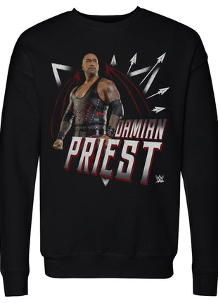 Damian Priest WWE Wings Men's WWE Crewneck Sweatshirt