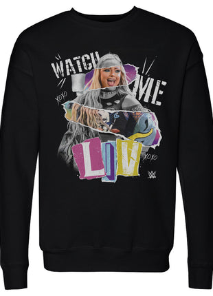 Liv Morgan Watch Me Poster Men's WWE Crewneck Sweatshirt