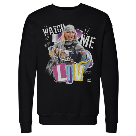 Liv Morgan Watch Me Poster Men's WWE Crewneck Sweatshirt