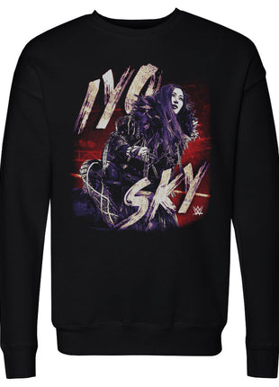 Iyo Sky Bitmap Men's WWE Crewneck Sweatshirt