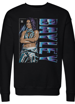 Bayley WWE Vertical Name Men's WWE Crewneck Sweatshirt