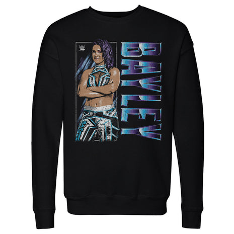 Bayley WWE Vertical Name Men's WWE Crewneck Sweatshirt