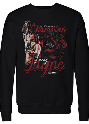 Jacy Jayne WWE NXT Women's Champion Grunge Men's WWE Crewneck Sweatshirt