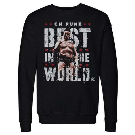 CM Punk Best In The World Vector Men's WWE Crewneck Sweatshirt