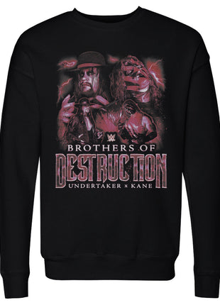 Undertaker & Kane Brothers Of Destruction Vintage Men's WWE Crewneck Sweatshirt