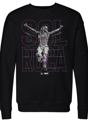 Sol Ruca WWE Name Outline Men's WWE Crewneck Sweatshirt