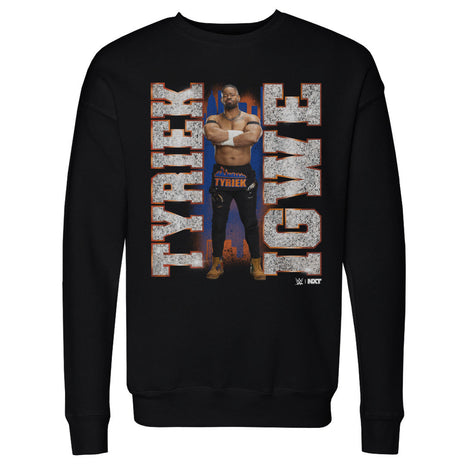 Tyriek Igwe WWE Vertical Name Men's WWE Crewneck Sweatshirt