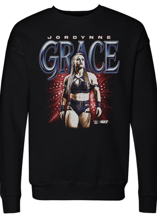 Jordynne Grace Bitmap Men's WWE Crewneck Sweatshirt