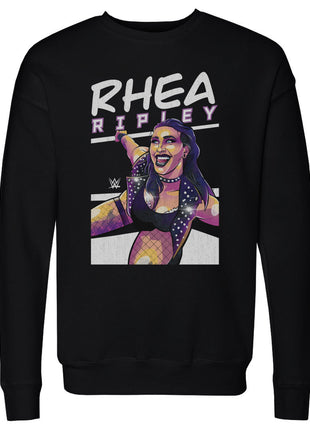 Rhea Ripley Illustration Men's WWE Crewneck Sweatshirt