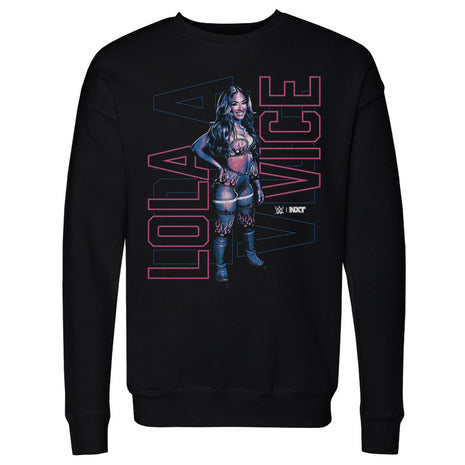 Lola Vice Vertical Outline WWE Men's Crewneck Sweatshirt