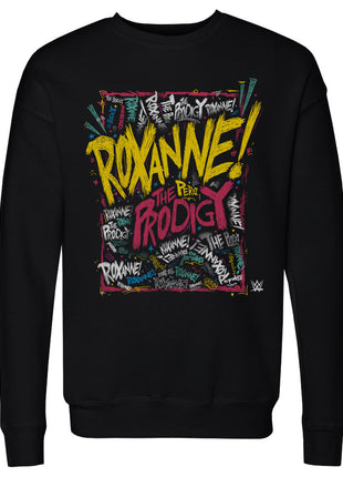 Roxanne Perez The Prodigy Text Men's WWE Crewneck Sweatshirt