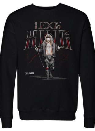 Lexis King Superstar Name Men's WWE Crewneck Sweatshirt