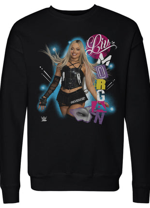 Liv Morgan WWE Cutout Name Men's WWE Crewneck Sweatshirt
