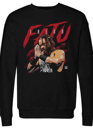 Jacob Fatu Name Grunge WHT