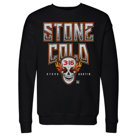 Stone Cold Steve Austin Fire Skull WHT