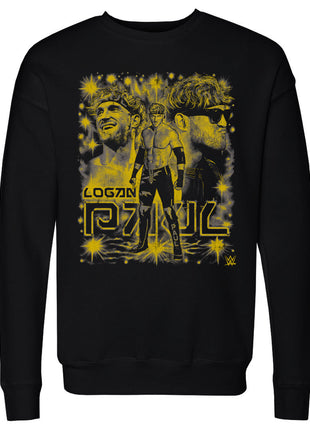 Logan Paul Vintage Grunge Men's WWE Crewneck Sweatshirt