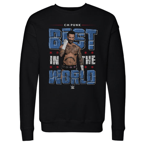 Sudadera de cuello redondo para hombre CM Punk Gritty WWE