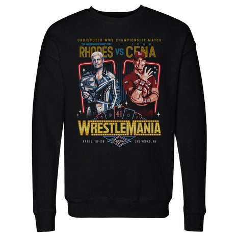 Wrestlemania 41 Cody Rhodes Vs. John Cena WWE Men's Crewneck Sweatshirt