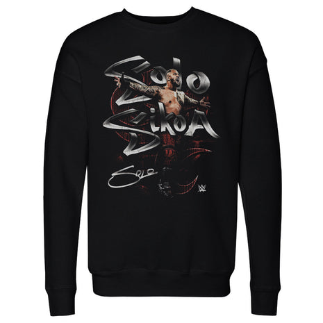 Solo Sikoa Grunge Men's WWE Crewneck Sweatshirt