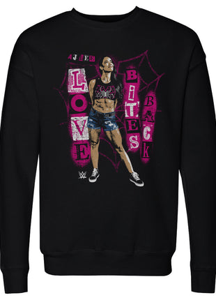 AJ Lee Love Bites Back Men's WWE Crewneck Sweatshirt