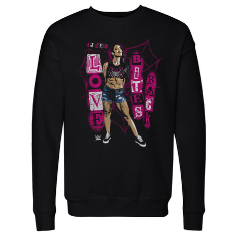 AJ Lee Love Bites Back Men's WWE Crewneck Sweatshirt