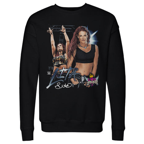 Lita 25th Anniversary Vintage WWE Men's Crewneck Sweatshirt