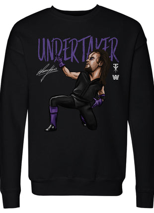 Undertaker Cartoon WHT