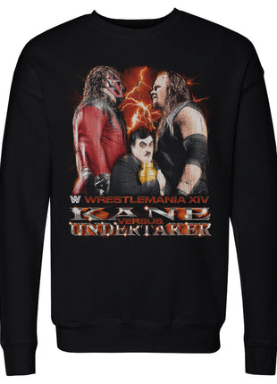 WrestleMania XIV Undertaker Vs. Kane Men's WWE Crewneck Sweatshirt