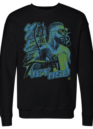 Jey Uso Yeet Grunge Men's WWE Crewneck Sweatshirt