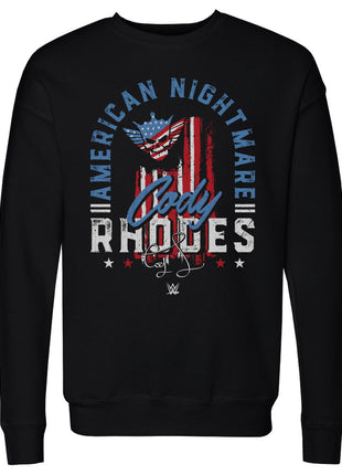 Cody Rhodes American Nightmare Text Men's WWE Crewneck Sweatshirt