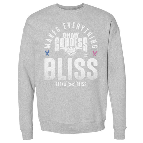 Alexa Bliss Makes Everything Bliss Men's WWE Crewneck Sweatshirt
