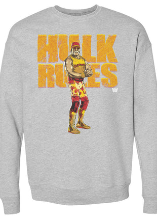 Hulk Hogan Hulk Rules Men's WWE Crewneck Sweatshirt