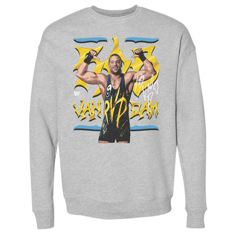 Rob Van Dam Pose Men's WWE Crewneck Sweatshirt