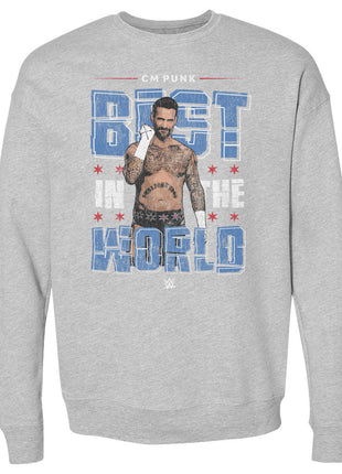 CM Punk Gritty WWE Men's Crewneck Sweatshirt