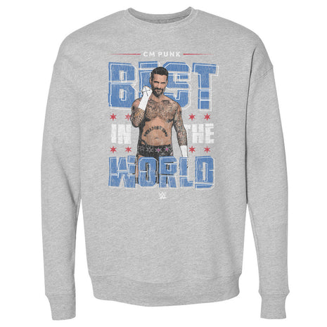 CM Punk Gritty WWE Men's Crewneck Sweatshirt