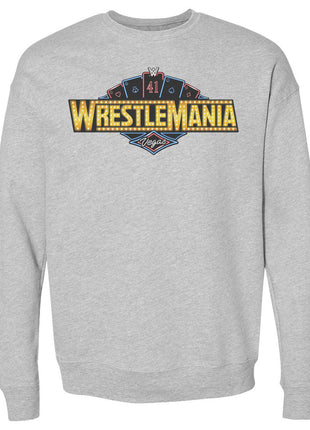 Wrestlemania 41 Las Vegas Logo WHT