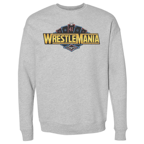 Wrestlemania 41 Las Vegas Logo WHT