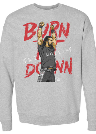 Seth Rollins Burn It Down WWE Men's Crewneck Sweatshirt