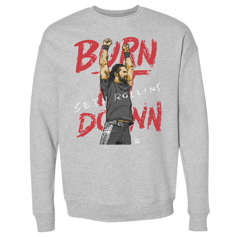 Seth Rollins Burn It Down WWE Men's Crewneck Sweatshirt