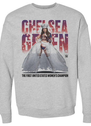 Chelsea Green Stars Men's WWE Crewneck Sweatshirt