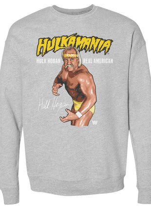 Hulk Hogan Hulkamania Pose Men's WWE Crewneck Sweatshirt