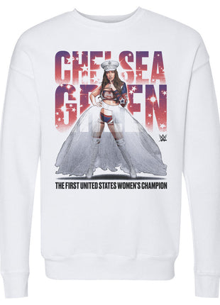 Chelsea Green Stars Men's WWE Crewneck Sweatshirt