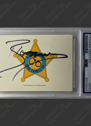 Big Bossman signed 1990 WWF Classic Trading Card (w/ PSA Encapsulated)