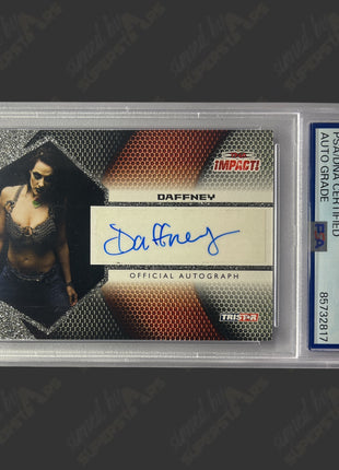 Daffney signed 2009 Tristar TNA Trading Card (w/ PSA Encapsulated)